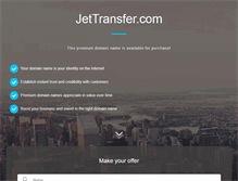Tablet Screenshot of jettransfer.com